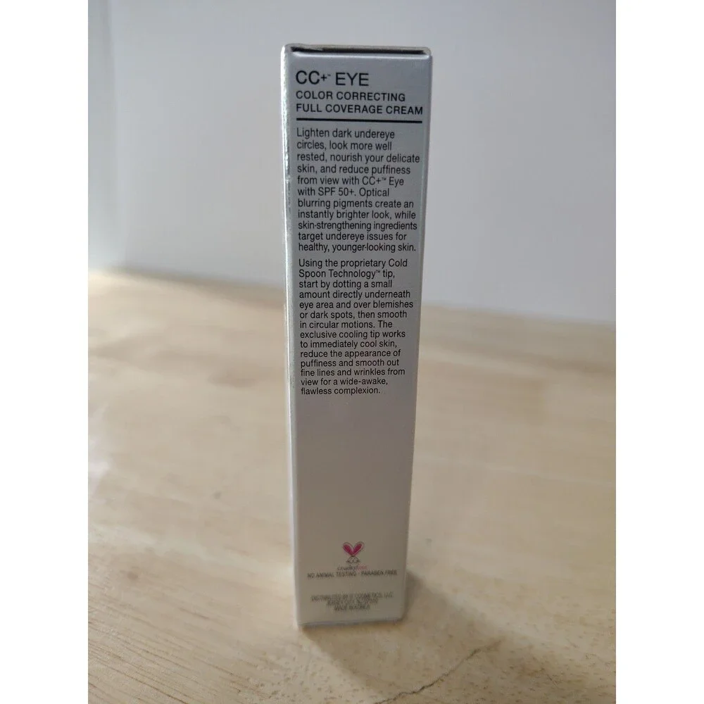 IT COSMETICS CC+ EYE COLOR medium CORRECTING FULL COVERAGE CREAM - 0.33 OZ -